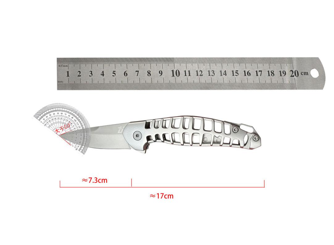 S30V Powder Steel Folding Knife – Fishbone Skeleton Design EDC