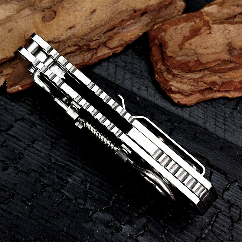 Pull Ring Folding Knife – Stainless Steel EDC Tool