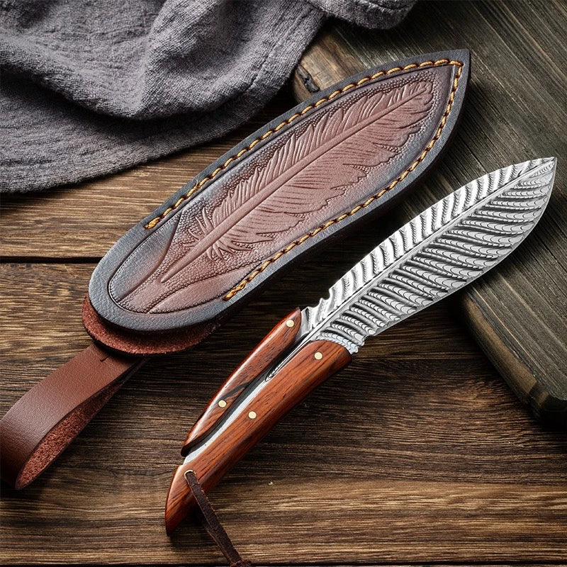 Feather Knife – Sharp 9CR15 Steel Outdoor Blade