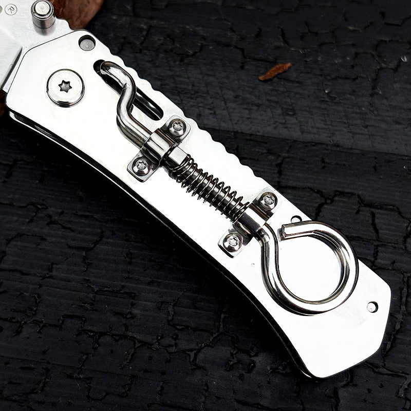 Pull Ring Folding Knife – Stainless Steel EDC Tool