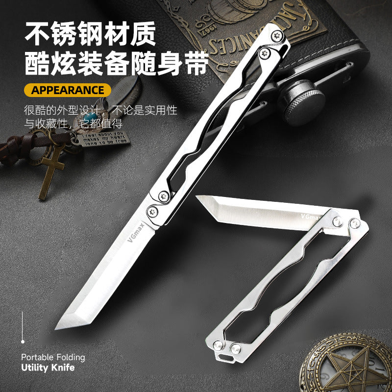 Concealed Folding Butterfly Knife