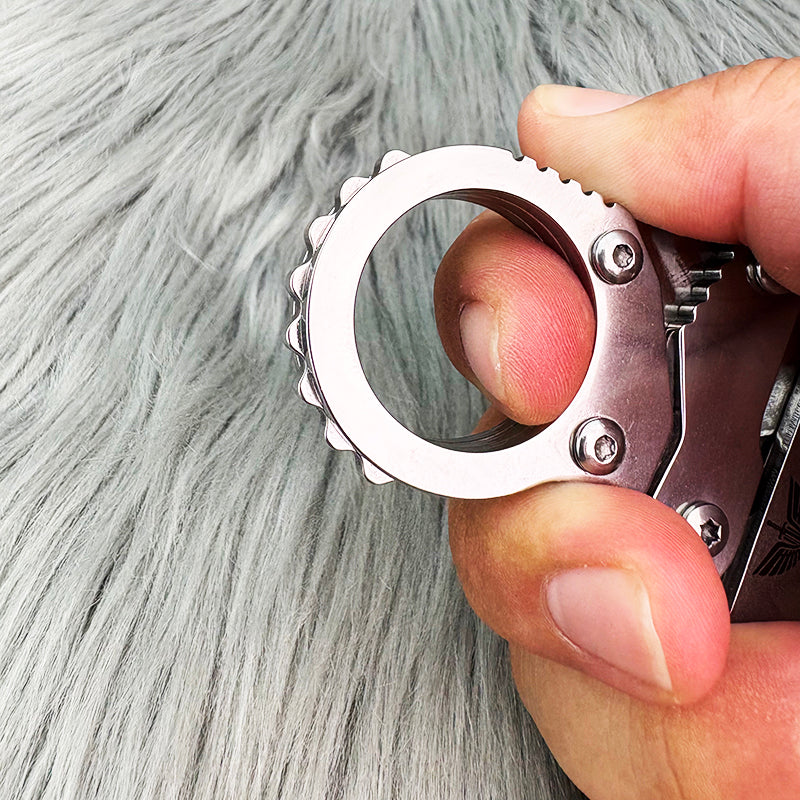 AUS-10 Compact Hook Knife – Precision EDC with Ergonomic Grip