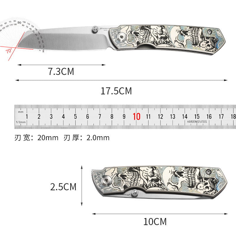 Pocket Titanium Folding Knife – Compact, Tough, and Stylish