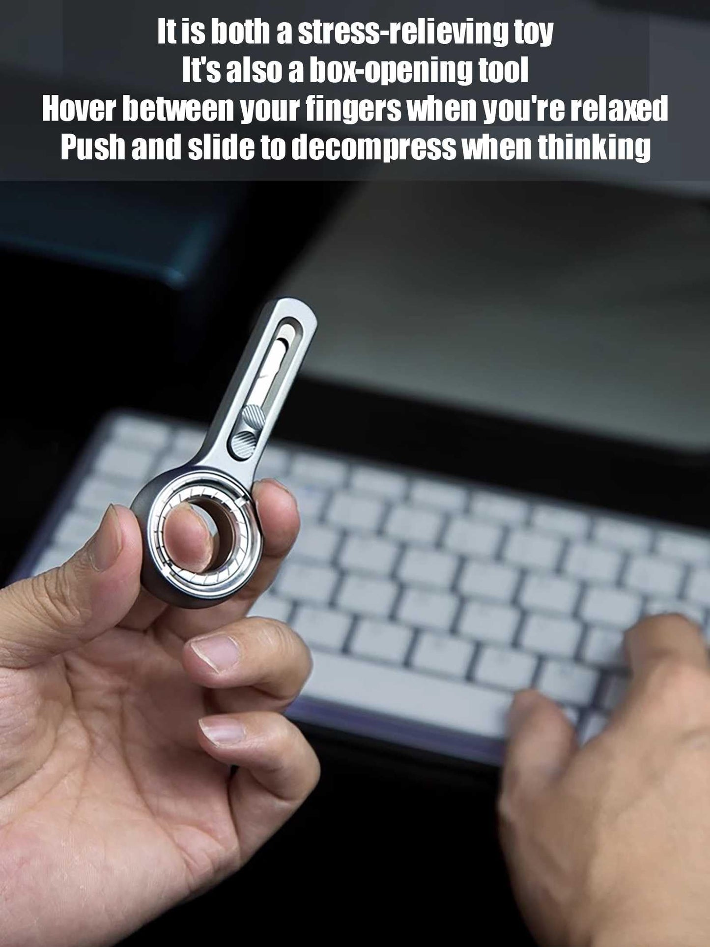 EDC Ring Fidget Knife Toy