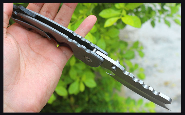 Tiger Shark Full Steel Folding Knife