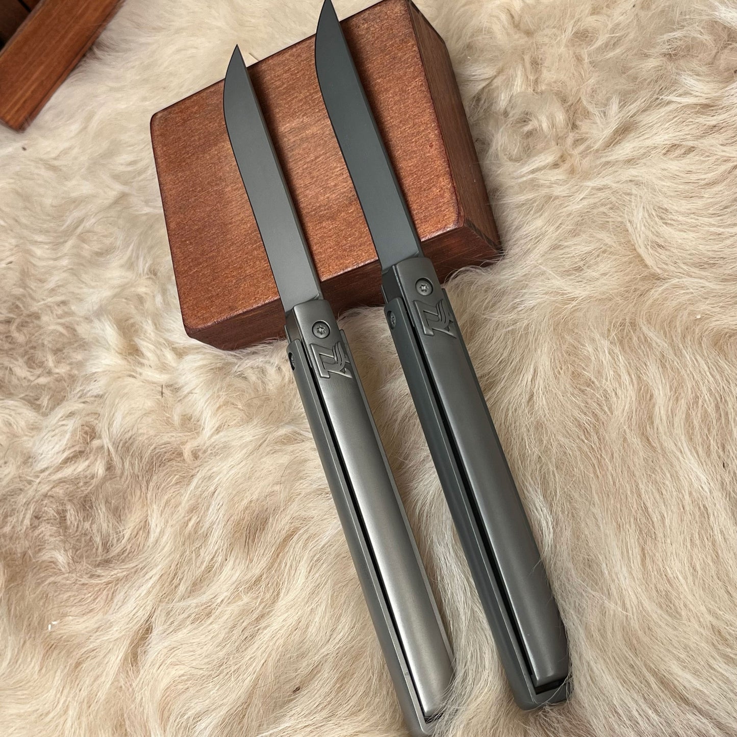 AeroBlade Titan – Minimalist Powder Steel Butterfly Knife