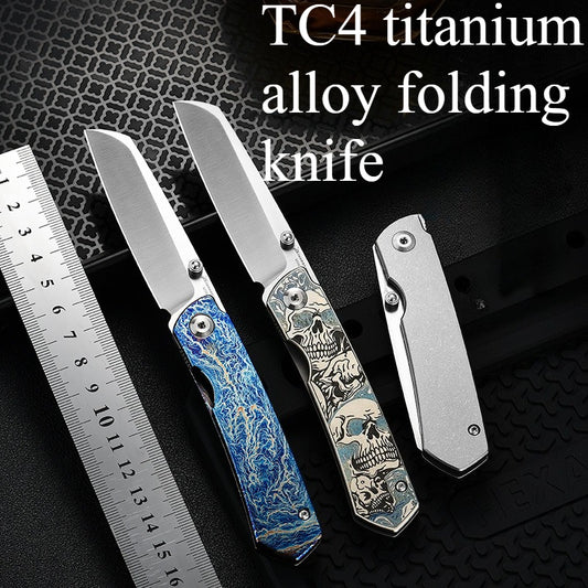 Pocket Titanium Folding Knife – Compact, Tough, and Stylish