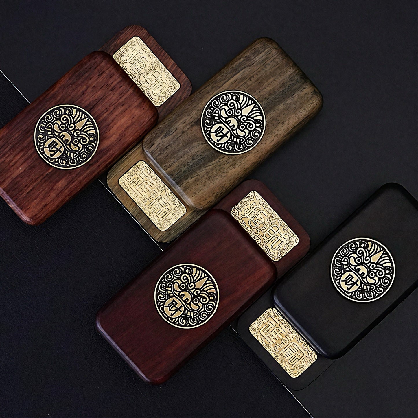 Red Sandalwood Awakening Lion Slider