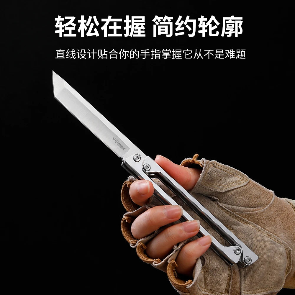 ShadowFold Tanto – Concealed Folding Butterfly Knife