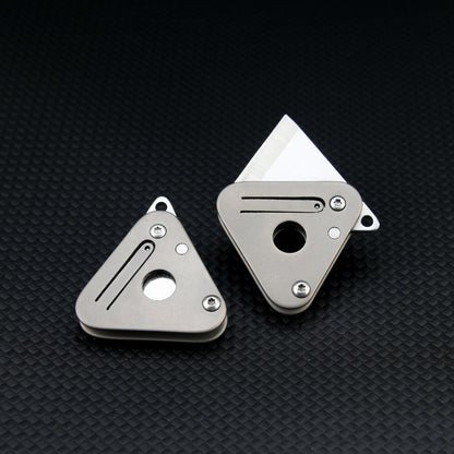 Mini Titanium Folding Utility Knife – Compact EDC Perfection