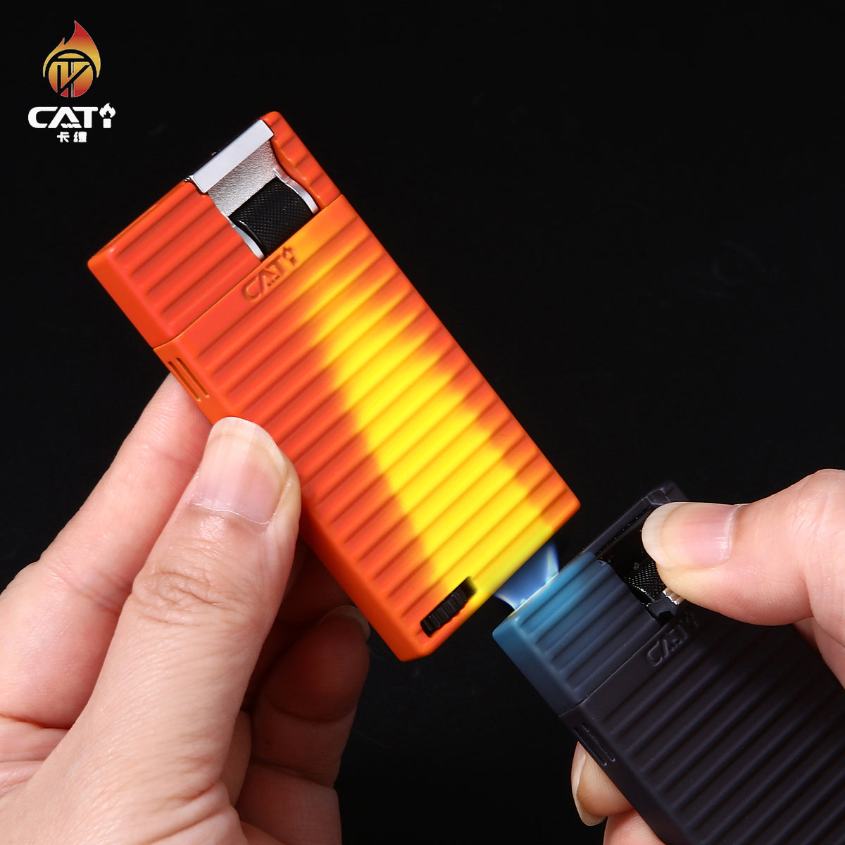 Color-Changing Windproof Metal Lighter