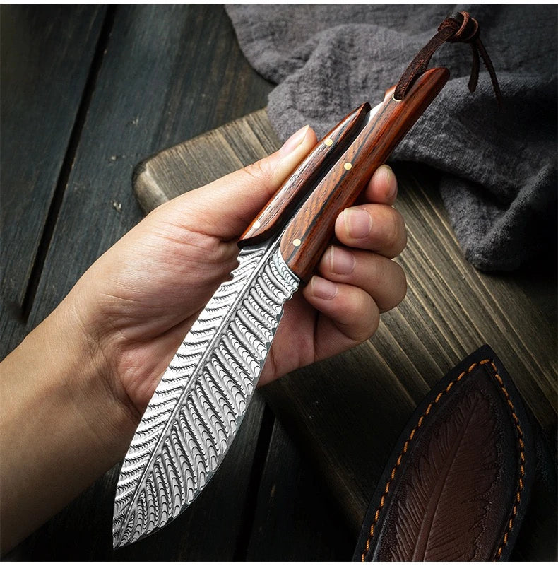 Feather Knife – Sharp 9CR15 Steel Outdoor Blade