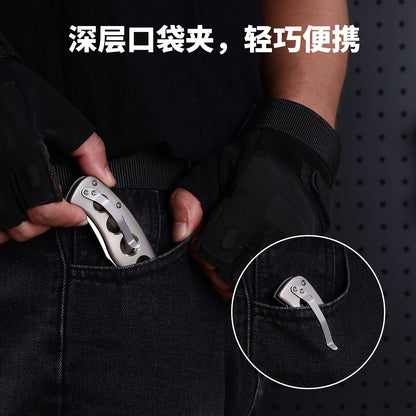 TFK03 - Titanium D2 Folding Knife – Precision, Strength & Style