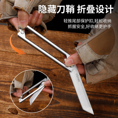 ShadowFold Tanto – Concealed Folding Butterfly Knife
