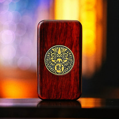 Red Sandalwood Awakening Lion Slider